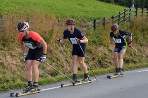 Bilde av rulleskiløpere 